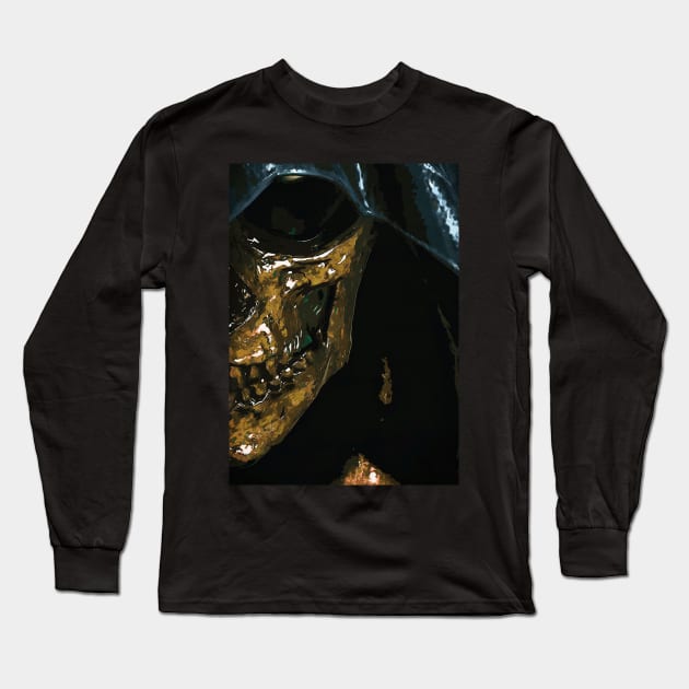 Death stranding skull Long Sleeve T-Shirt by Durro